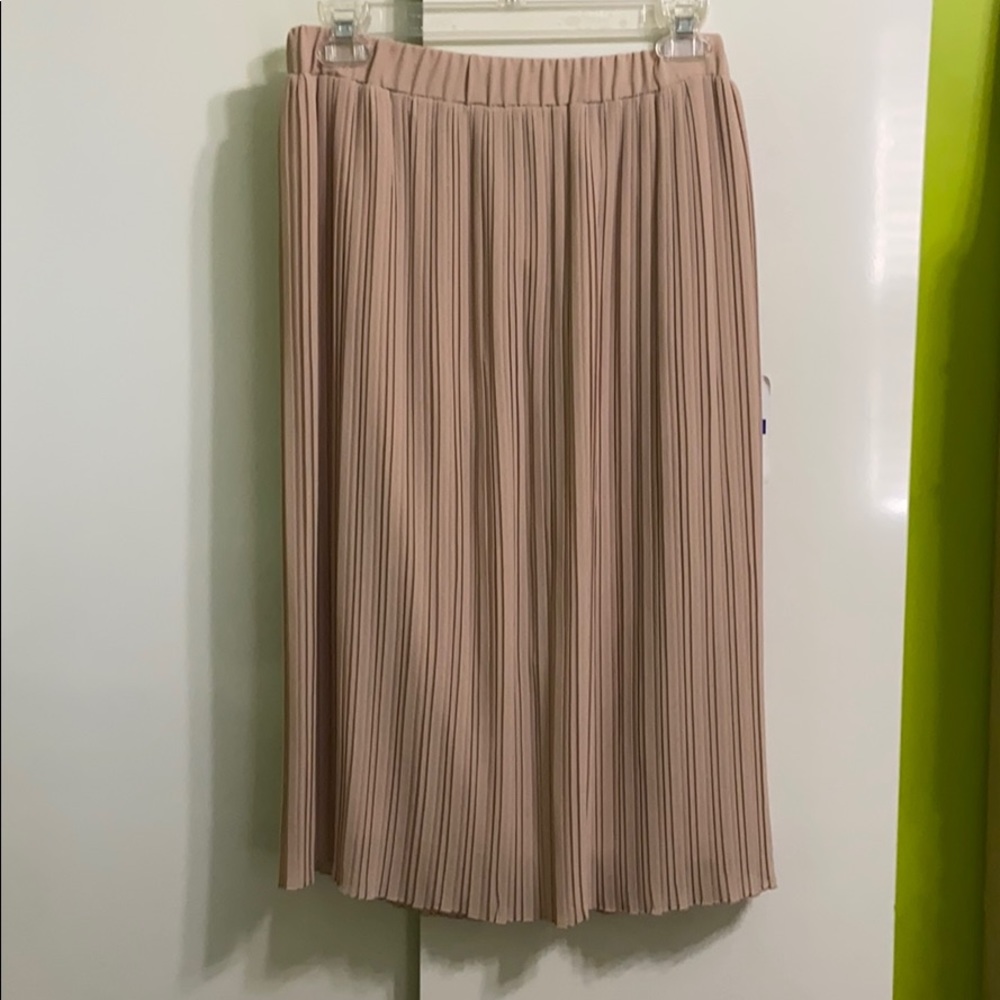 Zara Pleated Midi Skirt